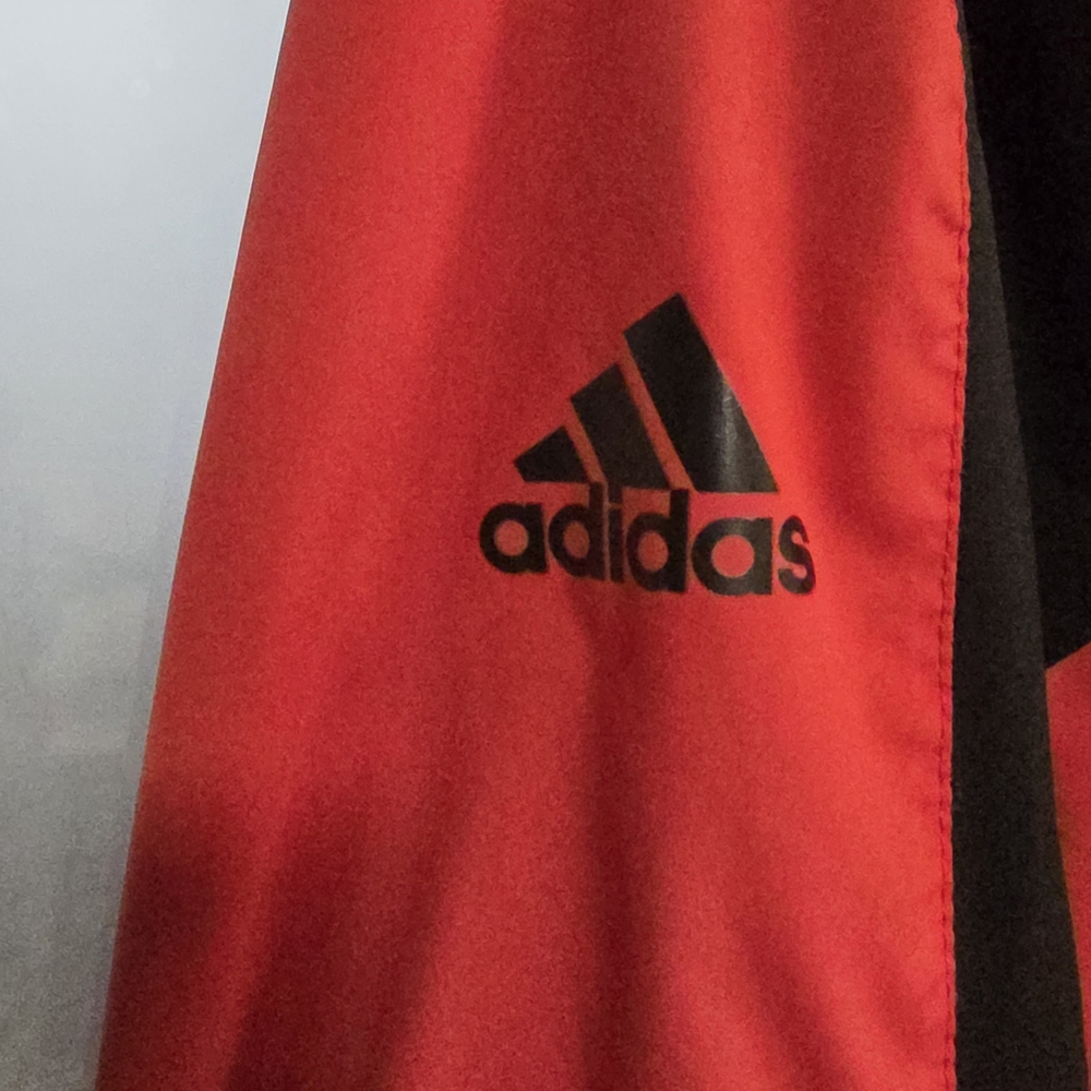 Red Addidas Midweight Pullover Jacket - image 6